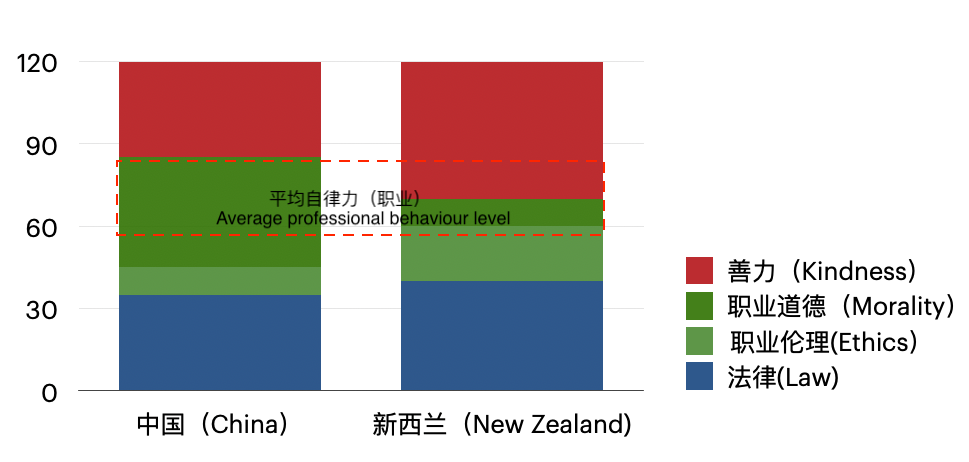 中新职业行为准则构成对比